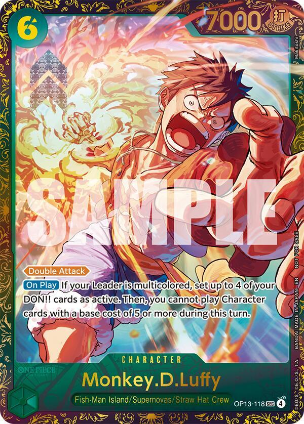 Monkey.D.Luffy (Treasure Cup March 2026) One Piece prize card